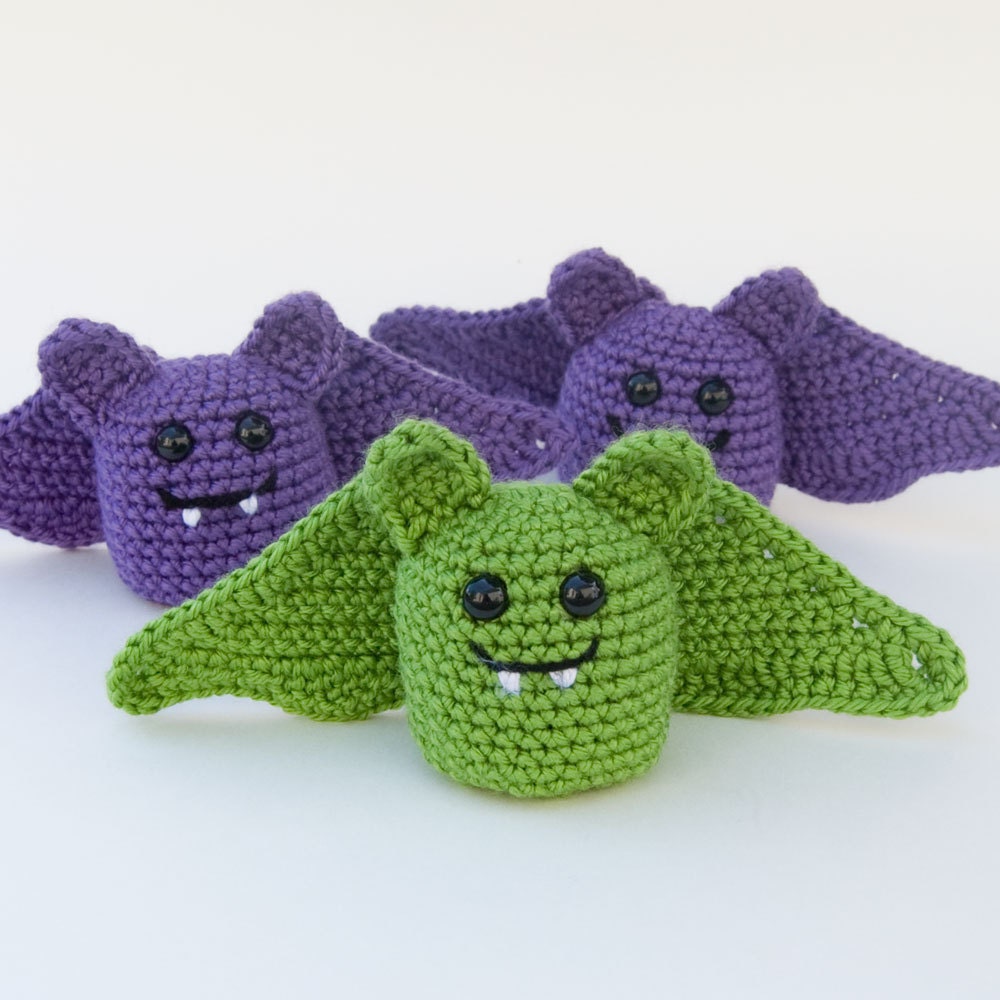 Instant Download Crochet Pattern - Little Amigurumi Bat
