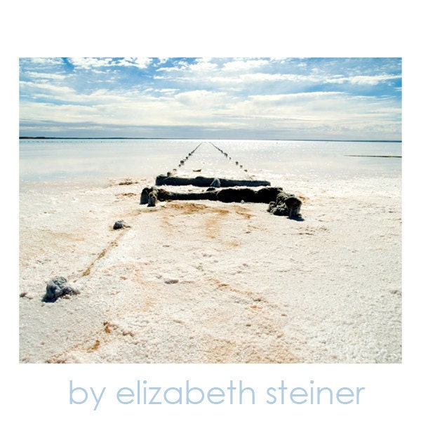 The Salt Lake - 8x10 - Water photo - Sky Photo