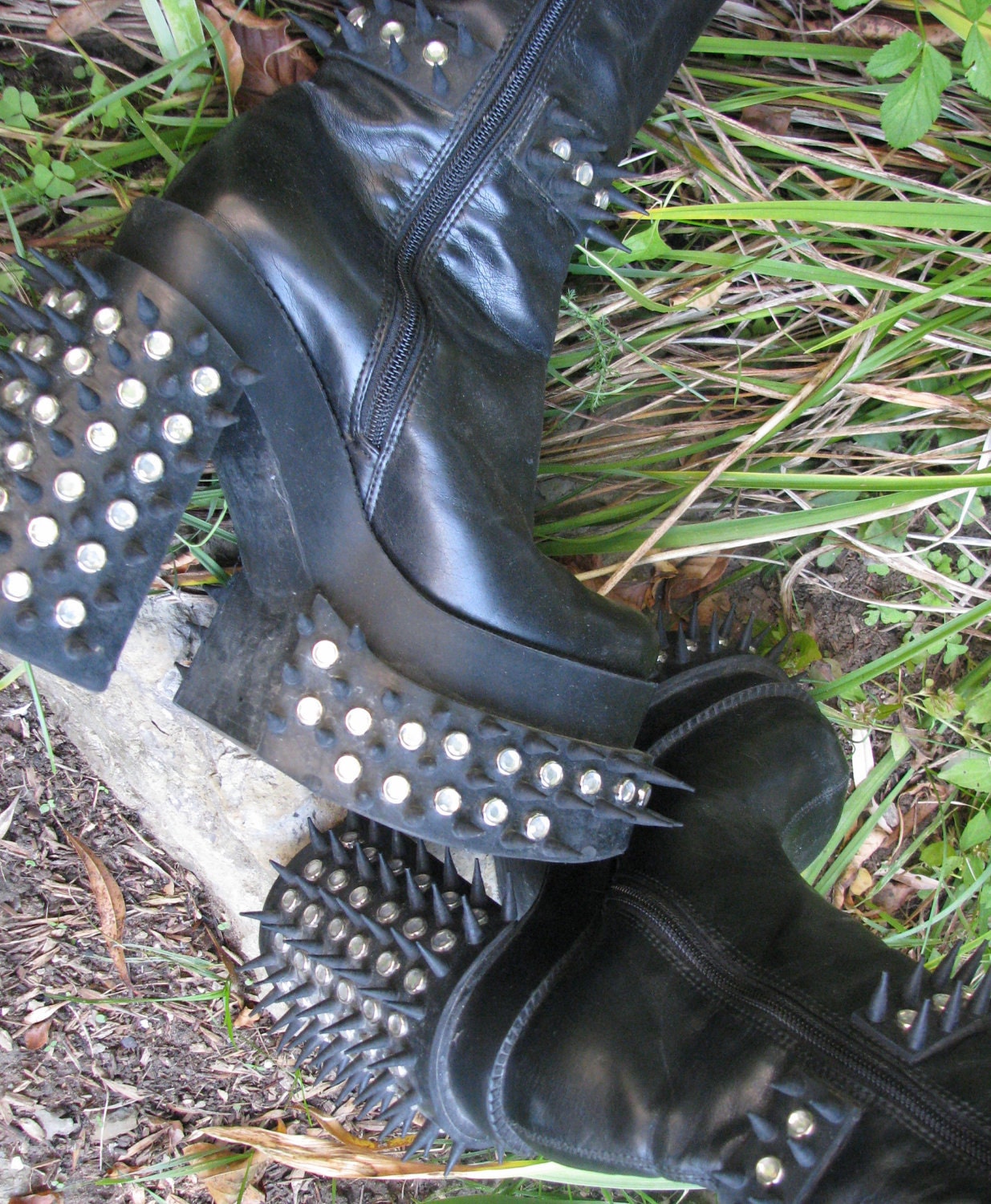 Goth Spiked Boots