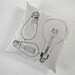 Vintage Light Bulbs silk screened cotton canvas throw pillow 18 inch black