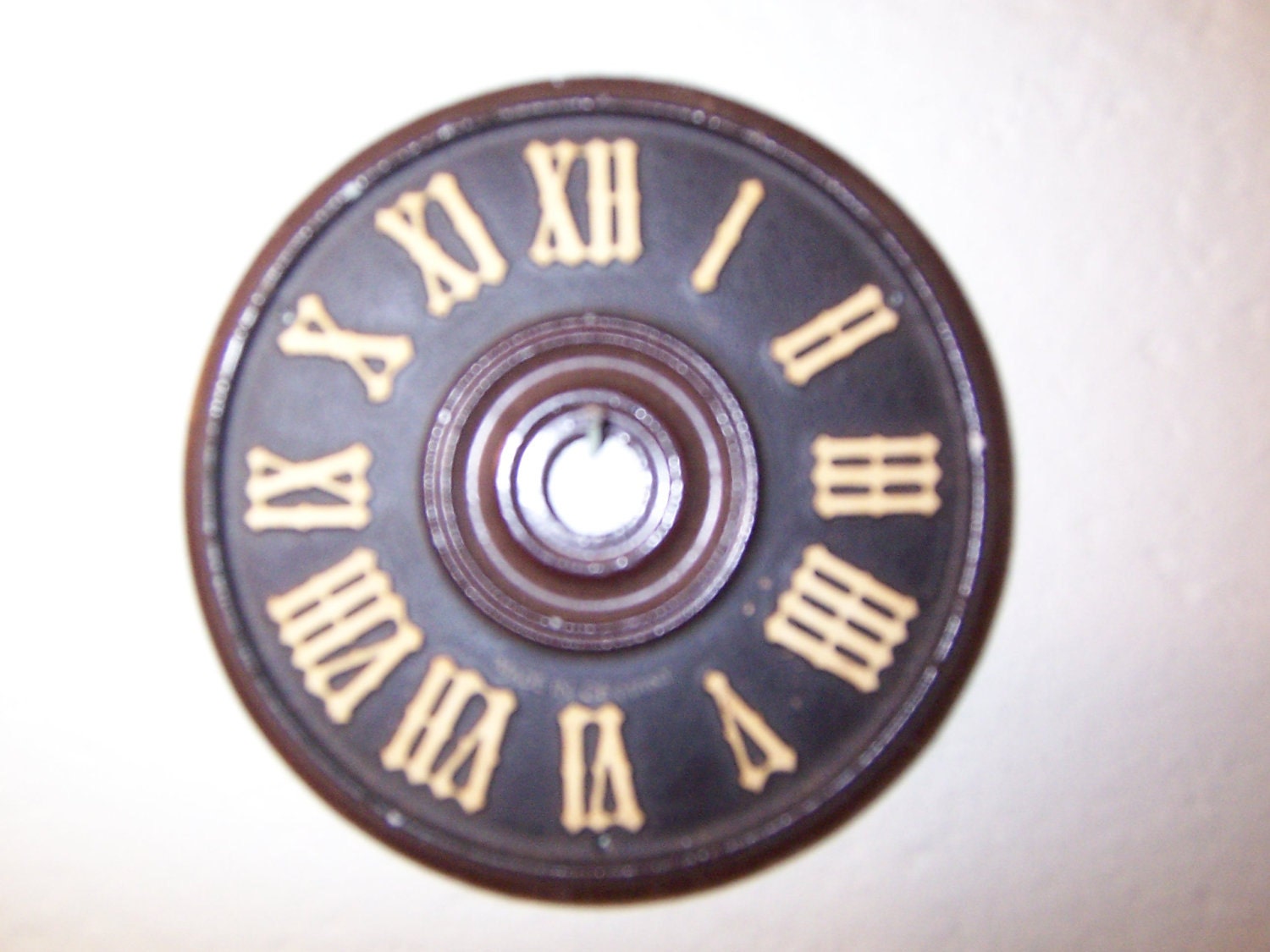 Vintage cuckoo clock face . Made in Germany. quality by gottabe