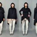QUINN-Bamboo-Wrap-Cartigan-Made to Order In BLACK, GREY, CHARCOAL Premium Peeko Apparel