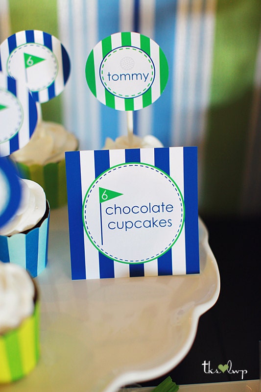 PRINTABLE Fancy Labels - Golf Party Collection - The TomKat Studio
