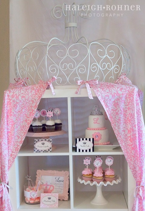 Printable Full Collection - Vintage Princess Birthday Party Collection - The TomKat Studio Il_570xn