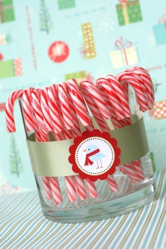 Gift Tags - Printable Tweet Holiday Package - The TomKat Studio Il_570xn