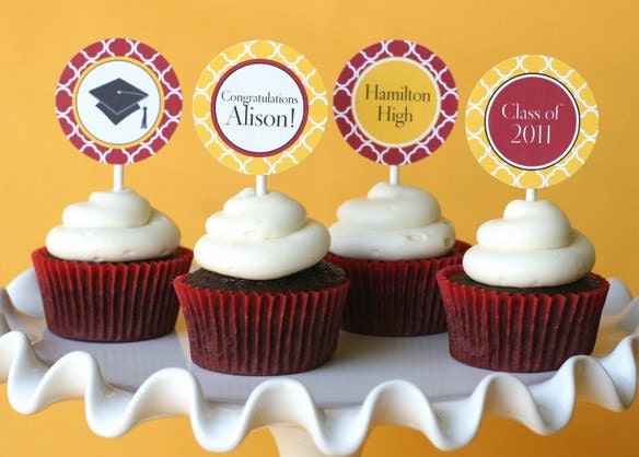 Graduation Party Class of 2013 Printable Party Circles by The TomKat Studio Il_570xn