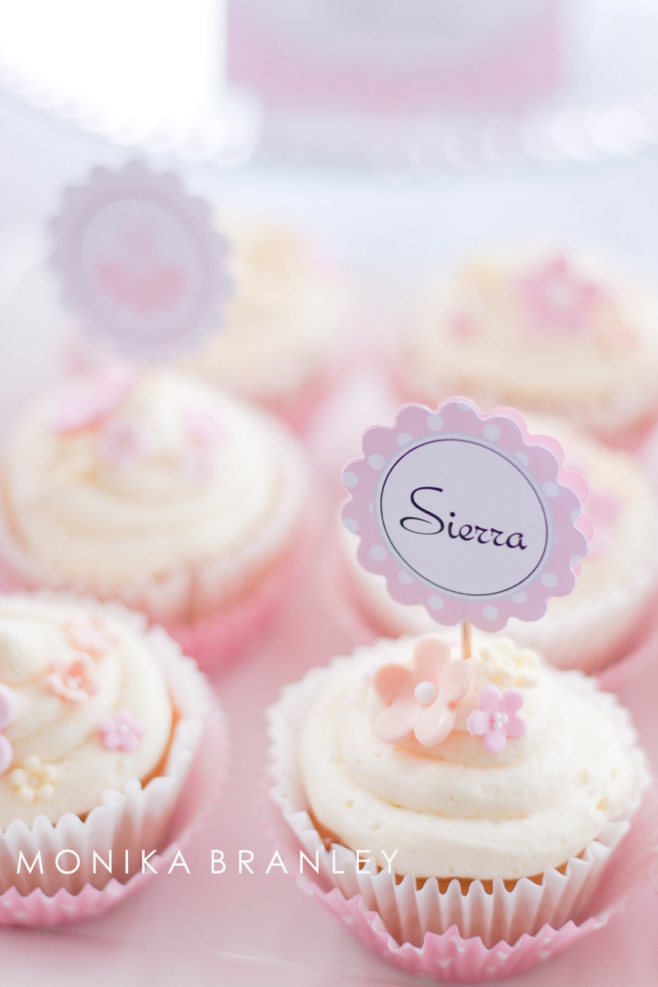 Ballerina Party Cupcake Toppers - Printable Party Circles - The TomKat Studio Il_570xn