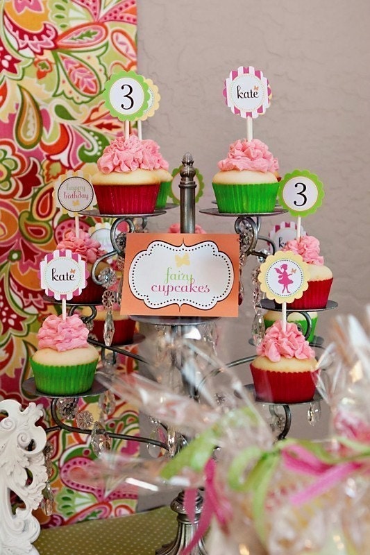PRINTABLE INVITATION DESIGN - Fairy Garden Birthday Party Collection - The TomKat Studio