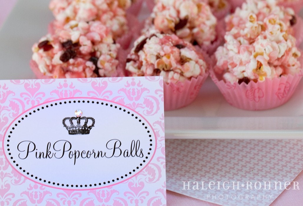 PRINTABLE WELCOME SIGN - Vintage Princess Birthday Party Collection - The TomKat Studio