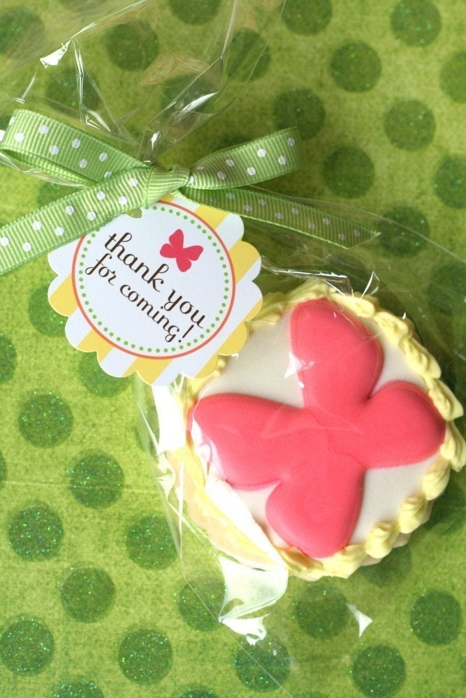 Butterfly Fairy Garden Favor Tags - Printable Party Designs - The TomKat Studio
