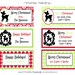 PRINTABLE Personalized Gift Tags - Vintage Rudolph Holiday Collection - The TomKat Studio