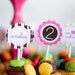 Printable Party Circles - Milk and Cookies Party Collection - The TomKat Studio