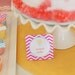Chevron Cotton Candy Party Printable Labels by The TomKat Studio
