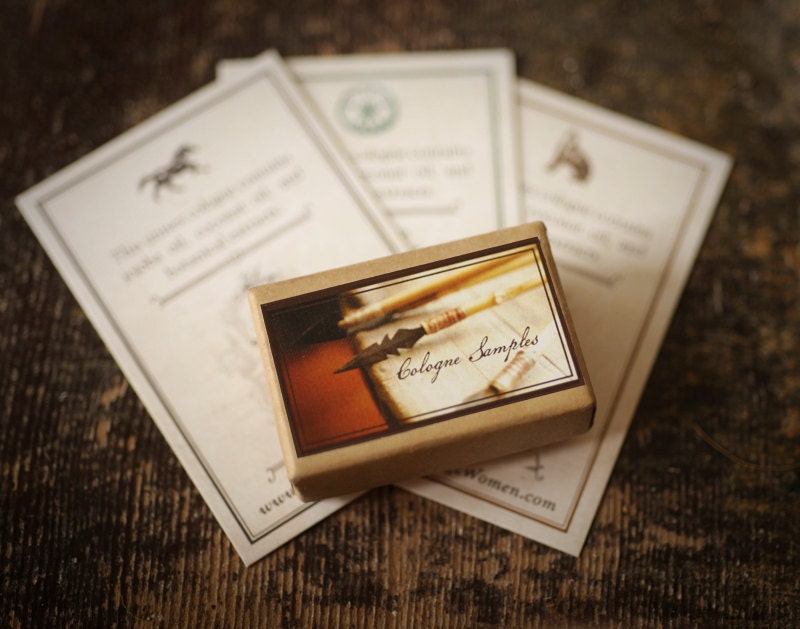 Natural Cologne Oil Samples - Mini Set of 3 - Fauna Inspired