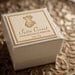 Satin Corset - natural solid perfume in brass compact