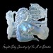 Mermaid and Octopus Jewelry Iridescent Resin Cuff Bracelet