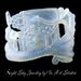 Mermaid and Octopus Jewelry Iridescent Resin Cuff Bracelet
