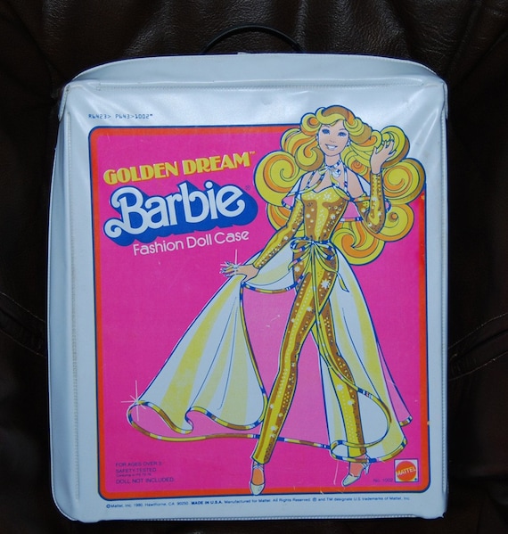 Vintage Barbie Travel Case plus Ken Barbie Kenner by