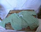 Vintage Crochet Baby Sweater