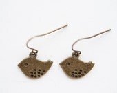 Portland, Oregon Earrings in Brass
