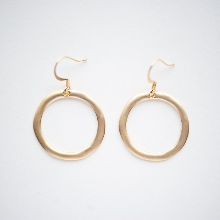 London, England Earrings in Gold - urbanitejewelry