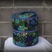 Large Vintage Floral Wig/Hat box