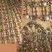 ANtique Medieval NEcklace Sacred heart Gothic cross jeweled collar HUGE statement necklace