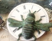 The Busy Bee - Steampunk Bracelet, Lace Bracelet, Bee Bracelet, Patina Bracelet