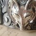 RESERVED for Eleanor24 - The Steampunk Wolf - Cuff Bracelet, Wolf Bracelet, Wolf Cuff, Gunmetal Cuff, Unisex Bracelet, Unisex Cuff