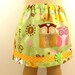 Fits American Girl Doll and Bitty Baby Cotton Forest Icon Print Skirt With Trim Doll Clothes Girls Toy