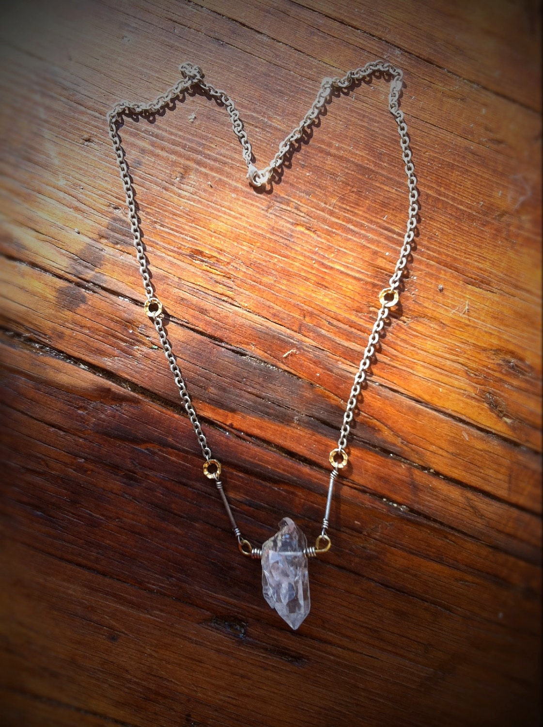 Balancing Quartz Necklace