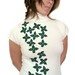 Short sleeve White Cashmere Sweater