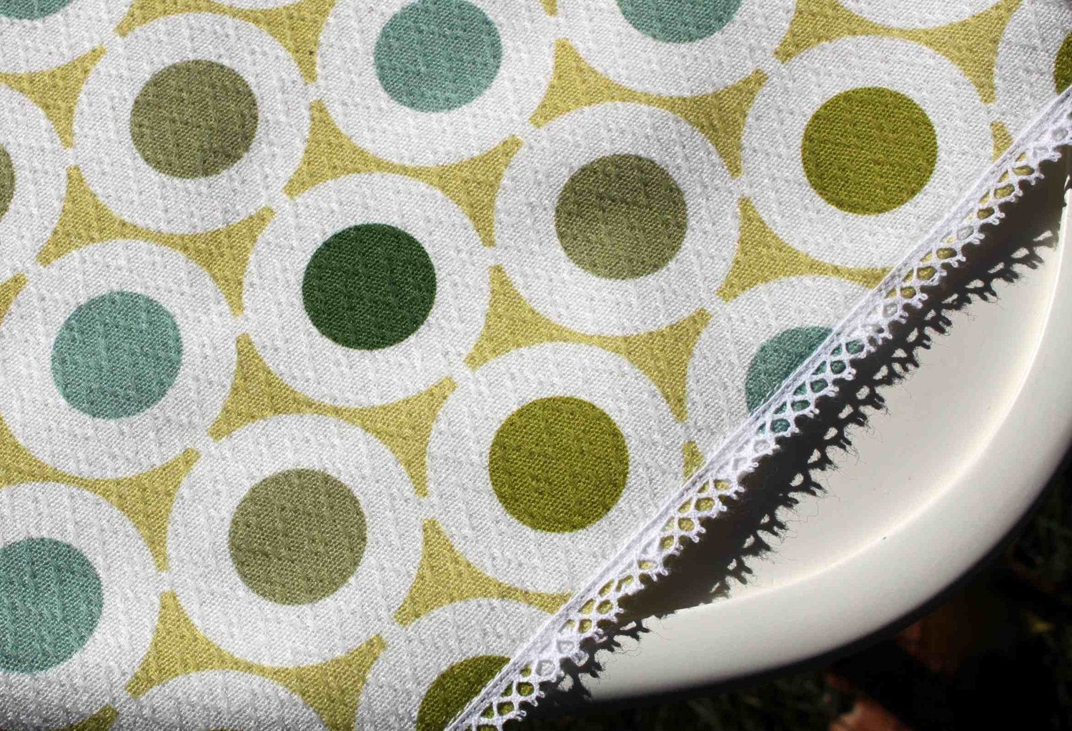Geometric Fabric Centerpiece