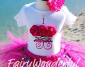Original Design by FairyWonderful 3D Wild About Pink Fluff Cake Short Sleeve Shirt or Onesie  to match our Wild About Pink Tutu