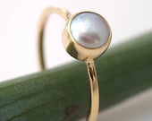 ON SALE Pure 2 - Modern Engagement Or Stacking Ring