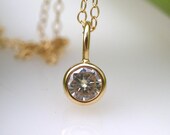 ON SALE 5mm Moissonite Drop