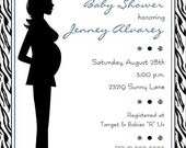 Zebra Print Baby Shower Invitations for Boy or Girl Il_170x135