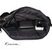MAY Sale - Purple Ruffled Canvas Women's Fanny Pack, Hip Bag, Belt pouch, Handbag - Kinies Ruffled Waist Purse