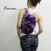 MAY Sale - Red Ruffled Canvas Women's Fanny Pack, Hip Bag, Belt pouch, Handbag, Handbag- Kinies Ruffled Waist Purse
