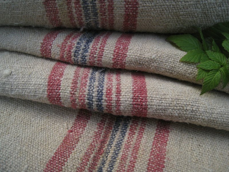 antique hemp linen roll WOW ROSA TAUPE 8.744y handloomed upholstery tablerunner