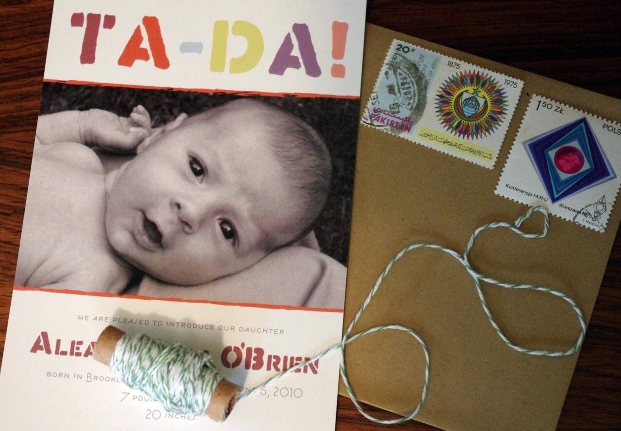 TA-DA Birth Announcement