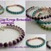 Kiss Kross Bracelet Tutorial - Instant download