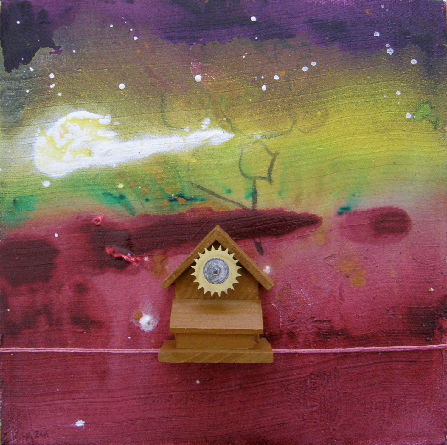 Original Mixed Media - DUSK