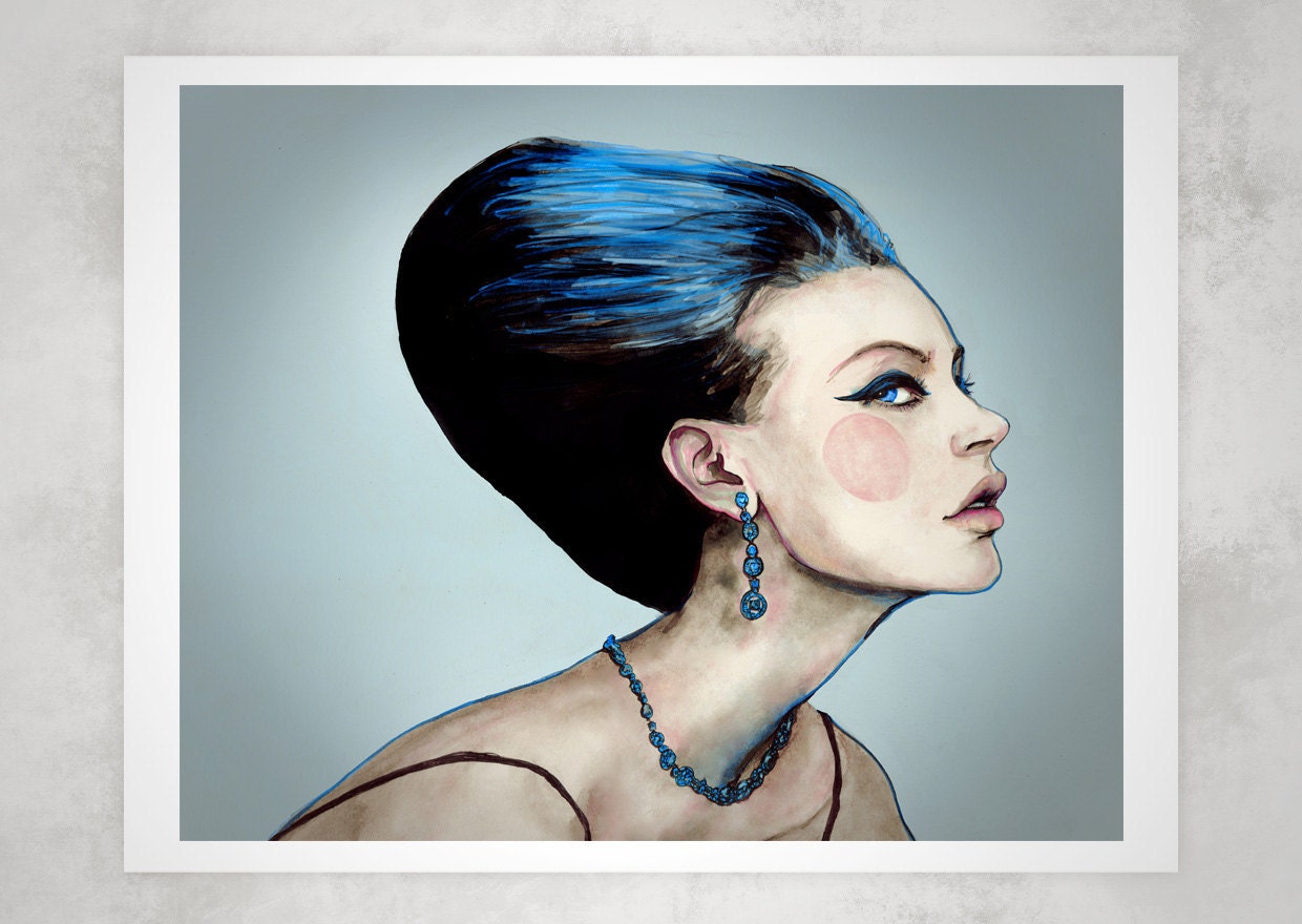 Mona Johannesson Profile 8  X 11 Print