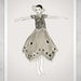 Butterfly Dress 8inX11in Art Print