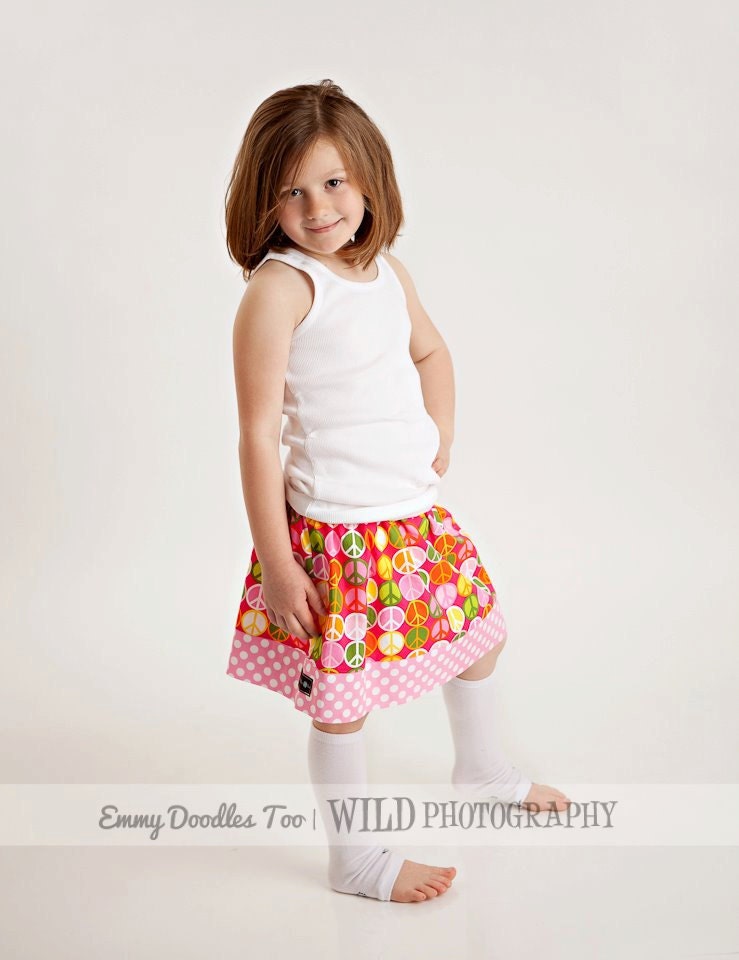 NEW Peace Summer SKIRT