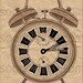 alarm clock -old -Digital Image Sheet -Original Illustrate Drawing  A4 Transfer Print Pillows, t-shirts, scrapbook, lampshades