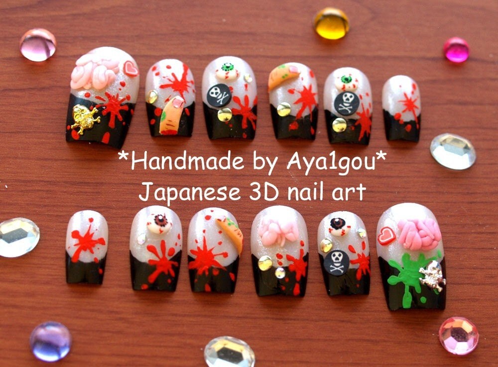 New 3d Nails Art With Stereoscopic Designs Is Made By Quickly Applying ... New 3d nails art with