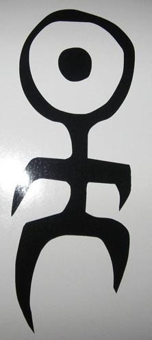 Einsturzende Neubauten band logo vinyl rub on decal sticker steampunk