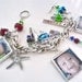 Personalized Photo Bracelet 3 photo charms
